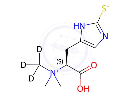 Chemical structure of L-(+)-Ergothioneine-d3