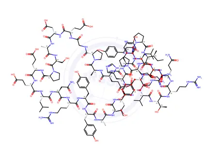 Chemical structure of Peptide YY