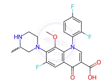 Chemical structure of Temafloxacin Impurity 79