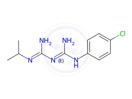 Chemical structure of Proguanil Monomer