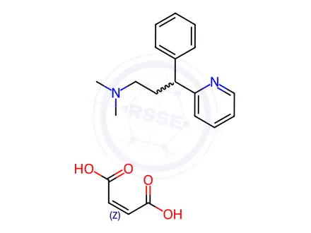 Chemical structure of Chlorpheniramine Impurity G