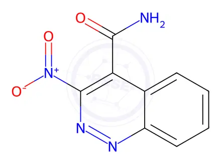 Chemical structure of 3-Nitrocinnoline-4-carboxamide