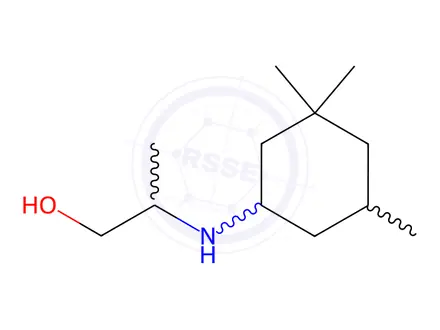 Chemical structure of 2-((3,3,5-Trimethylcyclohexyl)amino)propan-1-ol