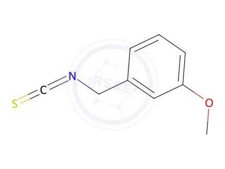 Chemical structure of 3-Methoxybenzyl isothiocyanate