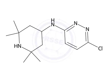 Chemical structure of 6-Chloro-N-(2,2,6,6-tetramethylpiperidin-4-yl)pyridazin-3-amine
