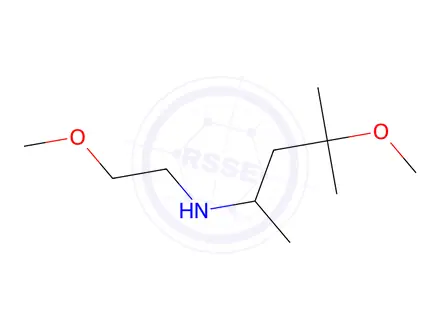 Chemical structure of 4-Methoxy-N-(2-methoxyethyl)-4-methylpentan-2-amine