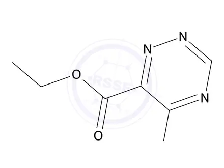 Chemical structure of ethyl 5-chloro-1,2,4-triazine-6-carboxylate