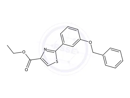Chemical structure of Ethyl 2-(3-(benzyloxy)phenyl)thiazole-4-carboxylate
