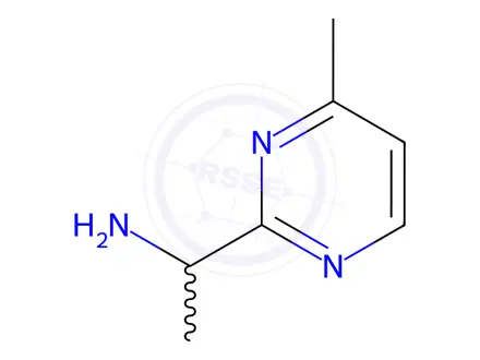 Chemical structure of 1-(4-Methylpyrimidin-2-yl)ethan-1-amine