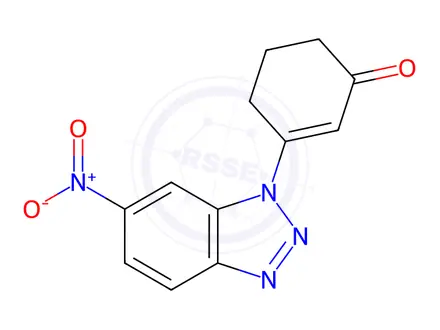 Chemical structure of 3-(6-Nitro-1H-benzo[d][1,2,3]triazol-1-yl)cyclohex-2-en-1-one