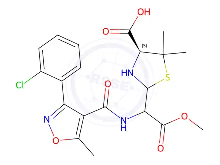 Chemical structure of Cloxacillin Impurity 5