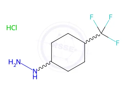 Chemical structure of [4-(Trifluoromethyl)cyclohexyl]hydrazine Hydrochloride