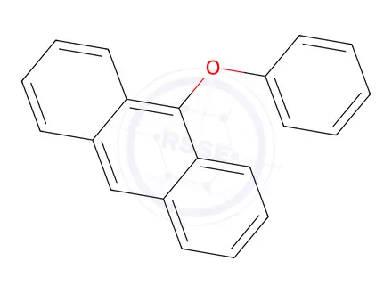 Chemical structure of 9-Phenoxyanthracene