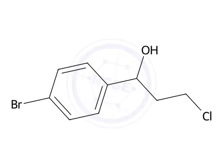 Chemical structure of 1-(4-Bromophenyl)-3-chloropropan-1-ol