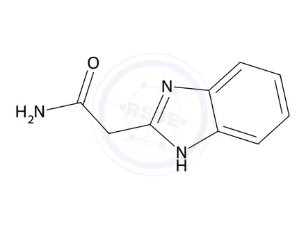 Chemical structure of 2-(1H-1,3-benzodiazol-2-yl)acetamide