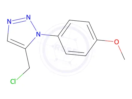 Chemical structure of 5-(Chloromethyl)-1-(4-methoxyphenyl)-1H-1,2,3-triazole