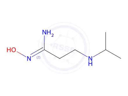 Chemical structure of n'-Hydroxy-3-(isopropylamino)propanimidamide