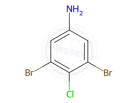 Chemical structure of 3,5-Dibromo-4-chloroaniline