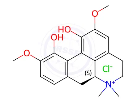 Chemical structure of Magnoflorinechloride