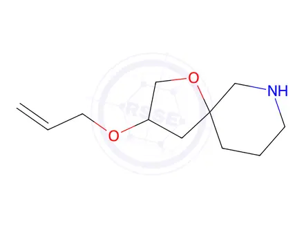 Chemical structure of 3-(Allyloxy)-1-oxa-7-azaspiro[4.5]decane
