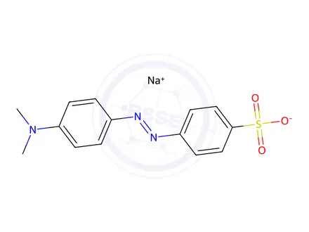 Chemical structure of Methyl Orange