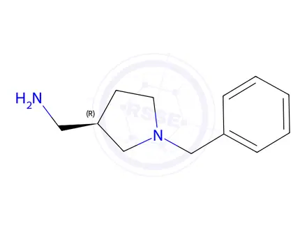Chemical structure of (R)-(1-benzylpyrrolidin-3-yl)methanamine
