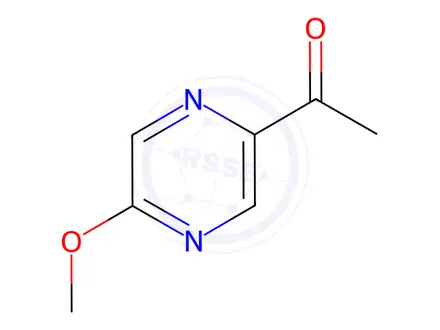 Chemical structure of 1-(5-methoxypyrazin-2-yl)ethanone