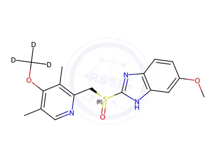 Chemical structure of Omeprazole-4-methoxy-d3