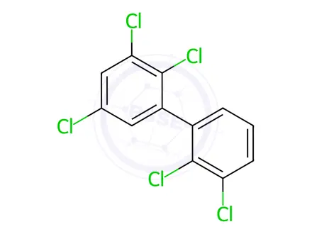 Chemical structure of 2,2',3,3',5-Pentachlorobiphenyl