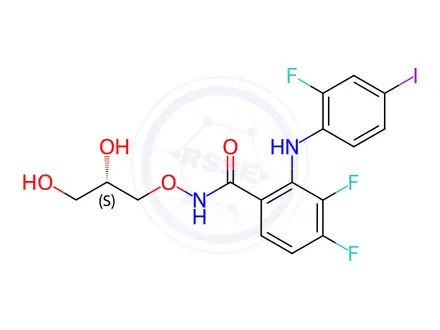Chemical structure of Mirdametinib Impurity 7