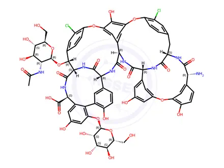 Chemical structure of Teicoplanin A3-1 (93616-27-4)