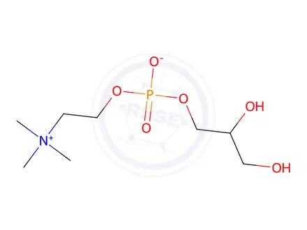 Chemical structure of L-α-GPC