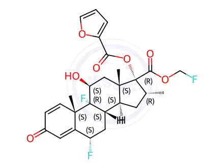 Chemical structure of Fluticasone Propionate Impurity 75