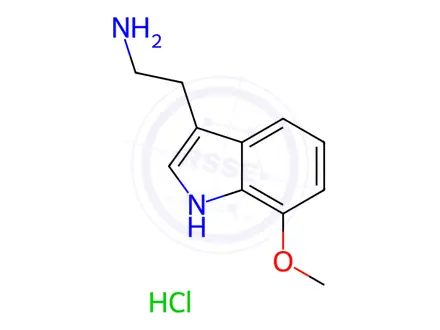 Chemical structure of 7-Methoxytryptamine Hydrochloride