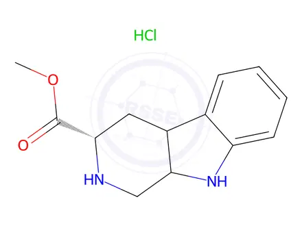 Chemical structure of 1,3,4,9-TETRAHYDRO-B-CARBOLINE-2-CARBOXYLIC ACID METHYL ESTER HCL