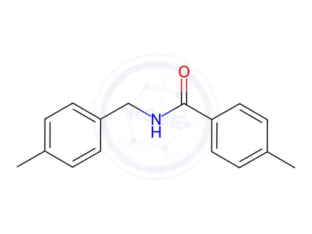 Chemical structure of 4-methyl-N-(4-methylbenzyl)benzamide