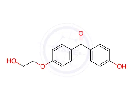 Chemical structure of (4-(2-Hydroxyethoxy)phenyl)(4-hydroxyphenyl)methanone
