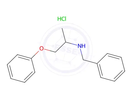 Chemical structure of N-Benzyl-1-phenoxypropan-2-amine Hydrochloride