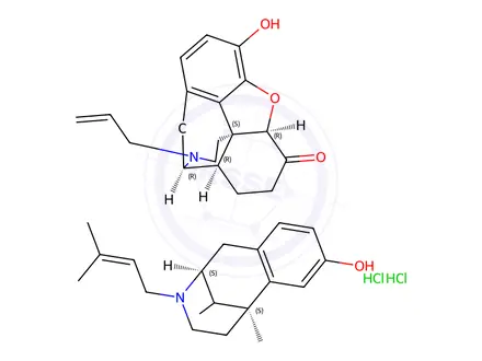Chemical structure of talwin Nx