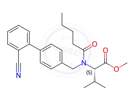 Chemical structure of Valsartan Impurity 9