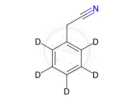 Chemical structure of Benzeneacetonitrile-d5