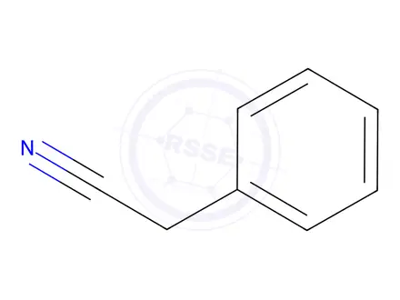 Chemical structure of Phenylacetonitrile