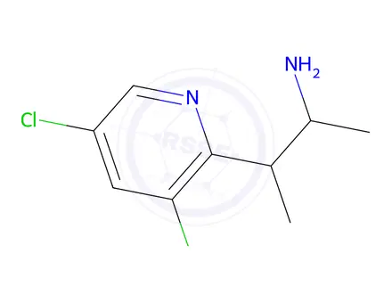 Chemical structure of 3-(3,5-DICHLOROPYRIDIN-2-YL)BUTAN-2-AMINE