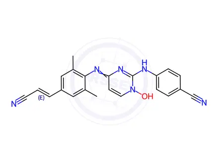 Chemical structure of Rilpivirine N-Oxide