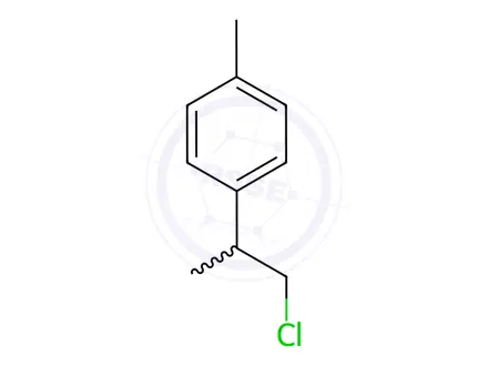 Chemical structure of 1-(1-Chloropropan-2-yl)-4-methylbenzene