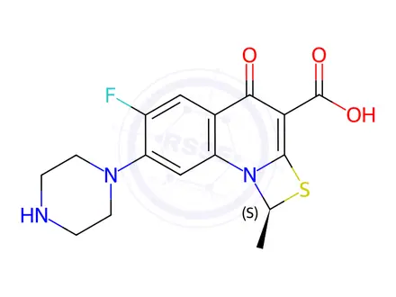 Chemical structure of Ulifloxacin Impurity 3