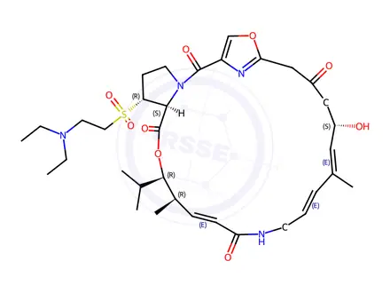 Chemical structure of Dalfopristin