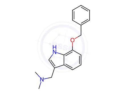Chemical structure of 7-Benzyloxygramine
