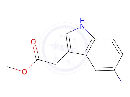 Chemical structure of Methyl 2-(5-amino-1H-indol-3-yl)acetate