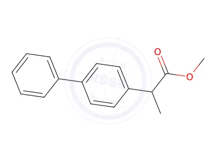 Chemical structure of Methyl 2-(4-biphenylyl)propionate
